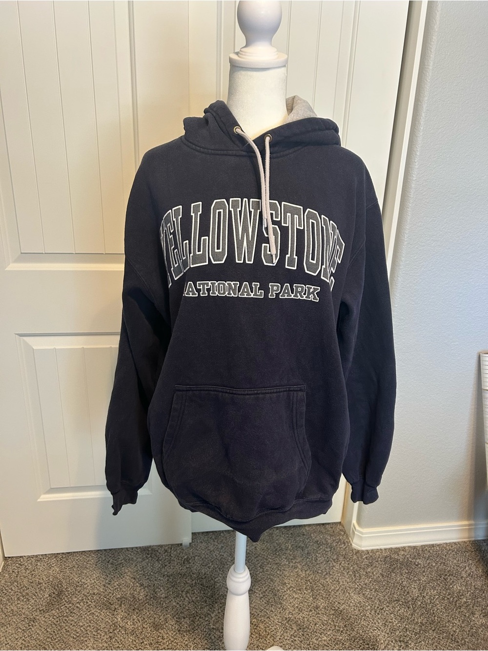 Men's Navy Fleece-Lined Bomber Jacket